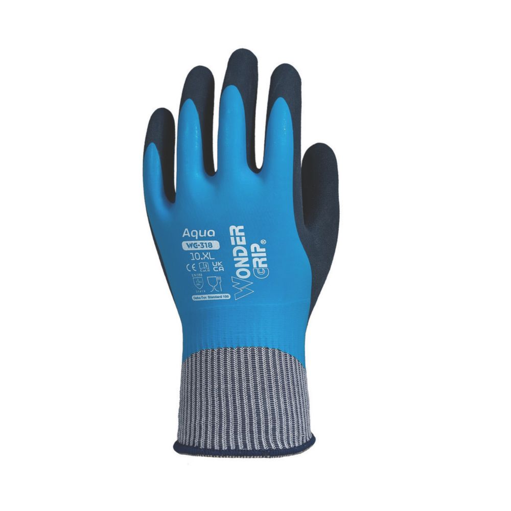 Wonder Grip WG-318 Waterproof Thicken Non-slip Work Safety Protection Gloves