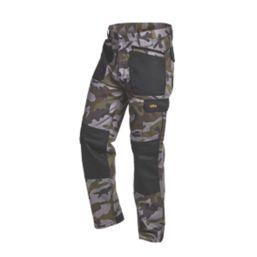 Site Harrier Work Trousers Camouflage 36" W 32" L
