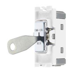 British General Nexus Metal Grid 20A Grid SP Emergency Lighting Test Key Switch Polished Chrome