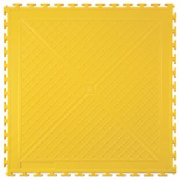Ecotile E500/7 Interlocking Floor Tiles Yellow 7mm 4 Pack