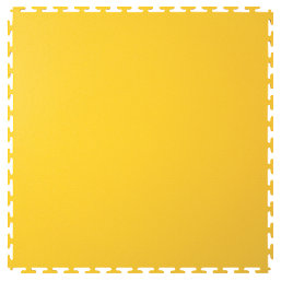 Ecotile E500/7 Interlocking Floor Tiles Yellow 7mm 4 Pack