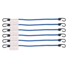 Smith & Locke Bungee Cords 600mm x 10mm 6 Pack