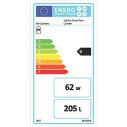 RM Cylinders  Indirect  Pre-Plumbed Unvented Twin Zone Cylinder  210Ltr