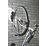 Mottez Bike Hook on Plate Black 261 x 110mm