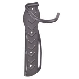 Mottez Bike Hook on Plate Black 261 x 110mm Screwfix