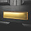 Stormguard Brush Letter Plate Gold 292mm x 75mm