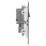 LAP  13A 2-Gang DP Switched Plug Socket Polished Chrome  with White Inserts 5 Pack