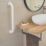 Glomma Straight Household Grab Rail White 450mm