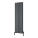 Reina Loco Double 1800mm x 565mm 6146BTU Anthracite Vertical Designer Radiator