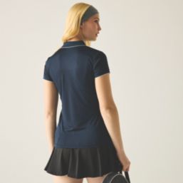 Regatta Remex II Womens Polo Shirt Navy Solid Size 12