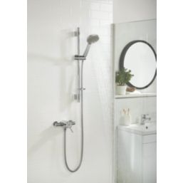 Bristan Acute2 HP/Combi Flexible Exposed Chrome-Plated Thermostatic Shower Valve with Riser Kit
