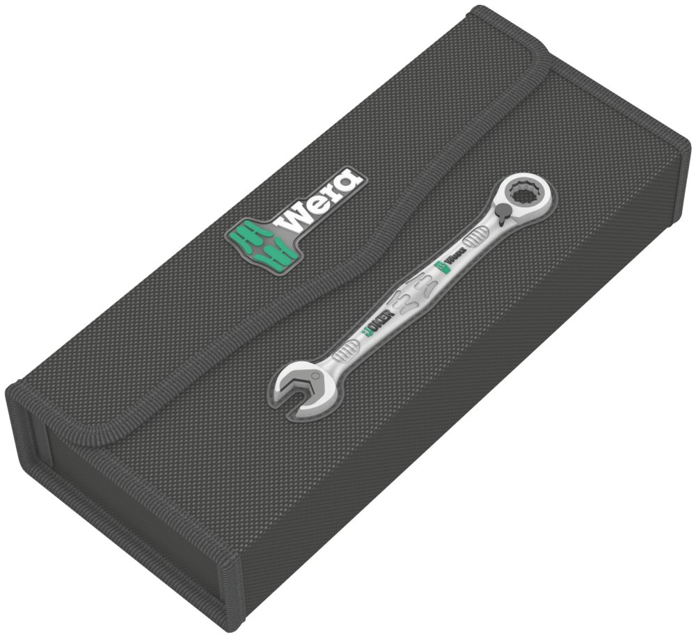 Wera Joker Combination Ratchet Spanner Set with Open-End 11 Pieces -  Screwfix