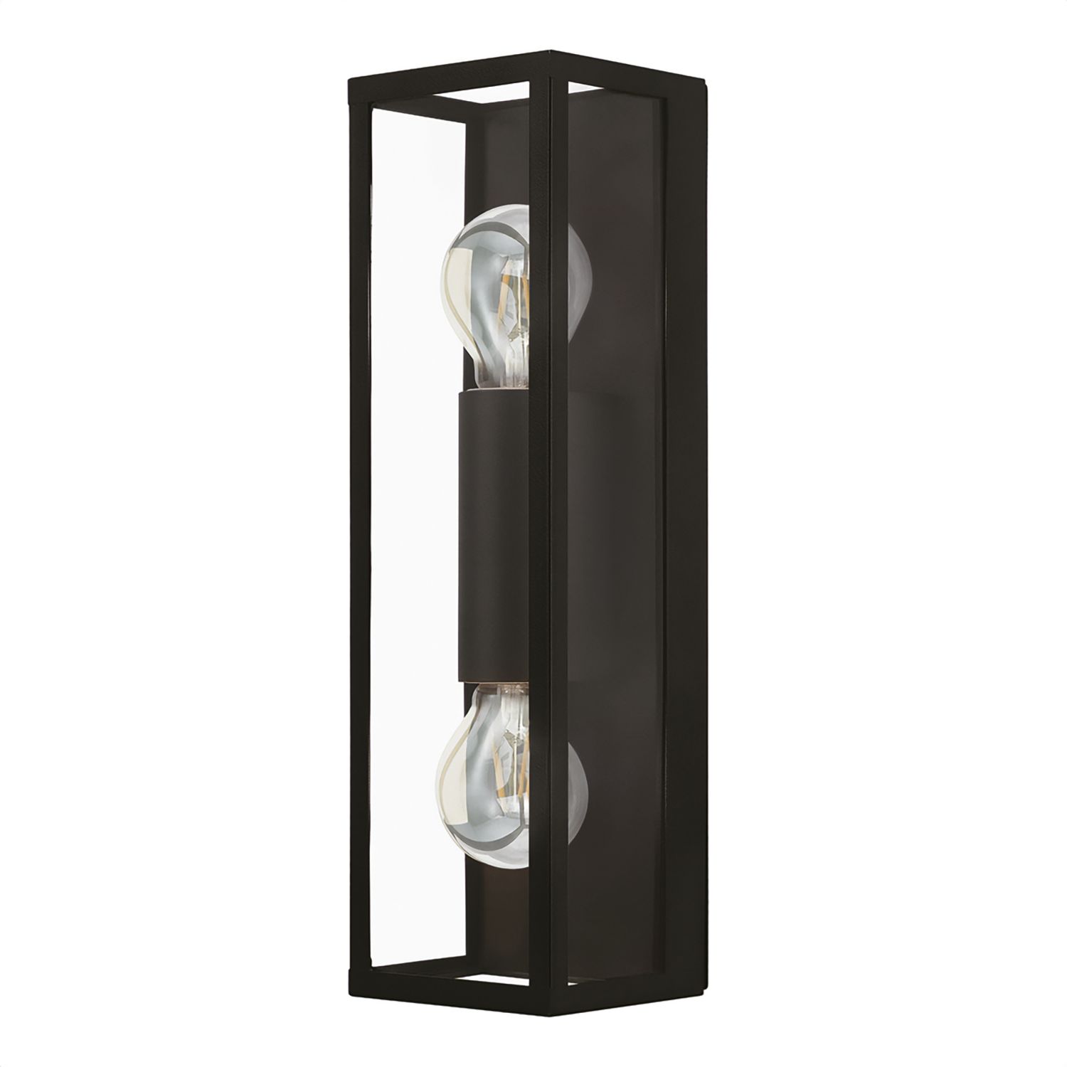 Eglo Amezola Twin Bathroom Wall Light Black (762PL)