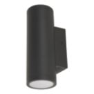 Lexco Alruba Outdoor LED Wall Light Black 23W 3500lm