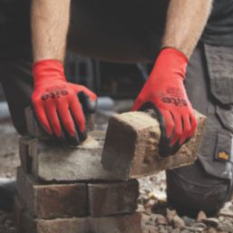 Site  Gloves Red / Black Large