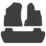 Car Mat Co. Citroen Berlingo Multispace 2008 - 2018 Rubber Car Mats 3 Piece Set