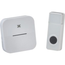 Knightsbridge DC013 Plug-In Wireless Door Chime Kit White