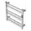 Flomasta 530mm x 520mm 511BTU Chrome Flat Electric Towel Radiator