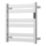 Flomasta 530mm x 520mm 511BTU Chrome Flat Electric Towel Radiator