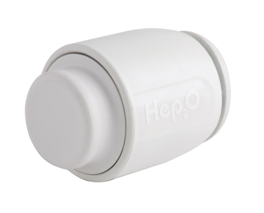Hep2O  Plastic Push-Fit Stop Ends 22mm 10 Pack