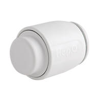 Hep2O  Plastic Push-Fit Stop Ends 22mm 10 Pack