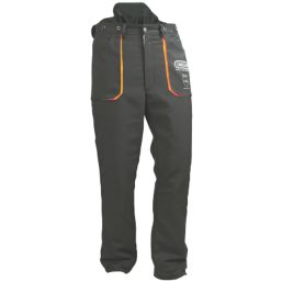 Oregon Yukon Type A Chainsaw Trousers Black/Orange 30-32" W 31" L