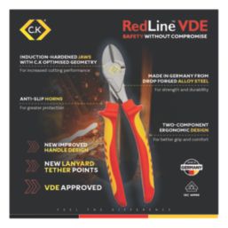 C.K RedLine VDE Cable Cutters 8.2" (210mm)