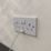 Essentials  13A 2-Gang 2-Pole Switched Socket + 3.1A 15W 2-Outlet Type A & C USB Charger White with White Inserts