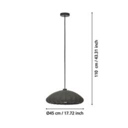 Eglo Barlaston  Pendant Light Black