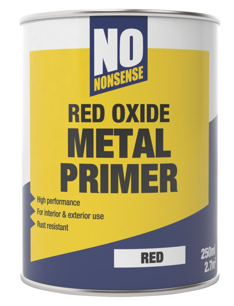 No Nonsense Red Oxide Metal Primer & Undercoat 250ml - Screwfix