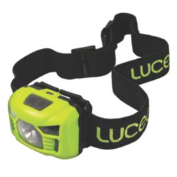 Luceco  Rechargeable LED Head Torch Green 150lm