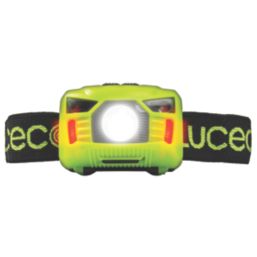 Luceco  Rechargeable LED Head Torch Green 150lm