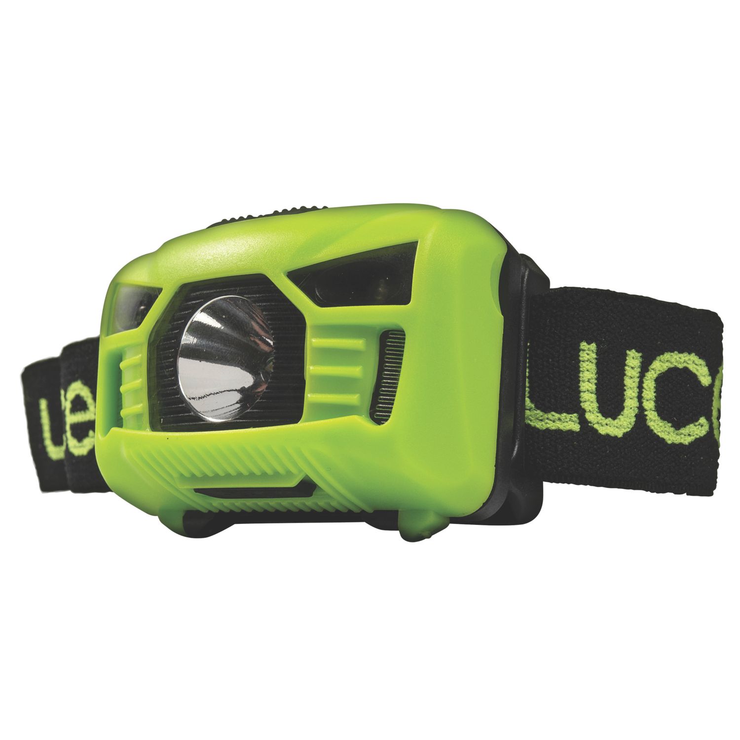 Luceco Rechargeable LED Head Torch Green 150lm (763JK)