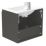 Newland  Double Door Wall-Mounted Vanity Unit with Basin Matt Midnight Mist 600mm x 450mm x 540mm