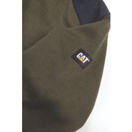 CAT Essentials Hoodie Army Moss Large 42-45" Chest