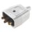 Masterplug NC103W 10A 3-Pin Connector White