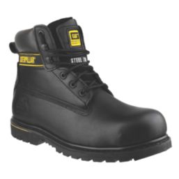 CAT Holton Size 13  Black  Steel Toe Cap Safety Boots