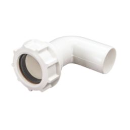 FloPlast WC26 Universal Compression Waste Conversion Bend 90° 32mm