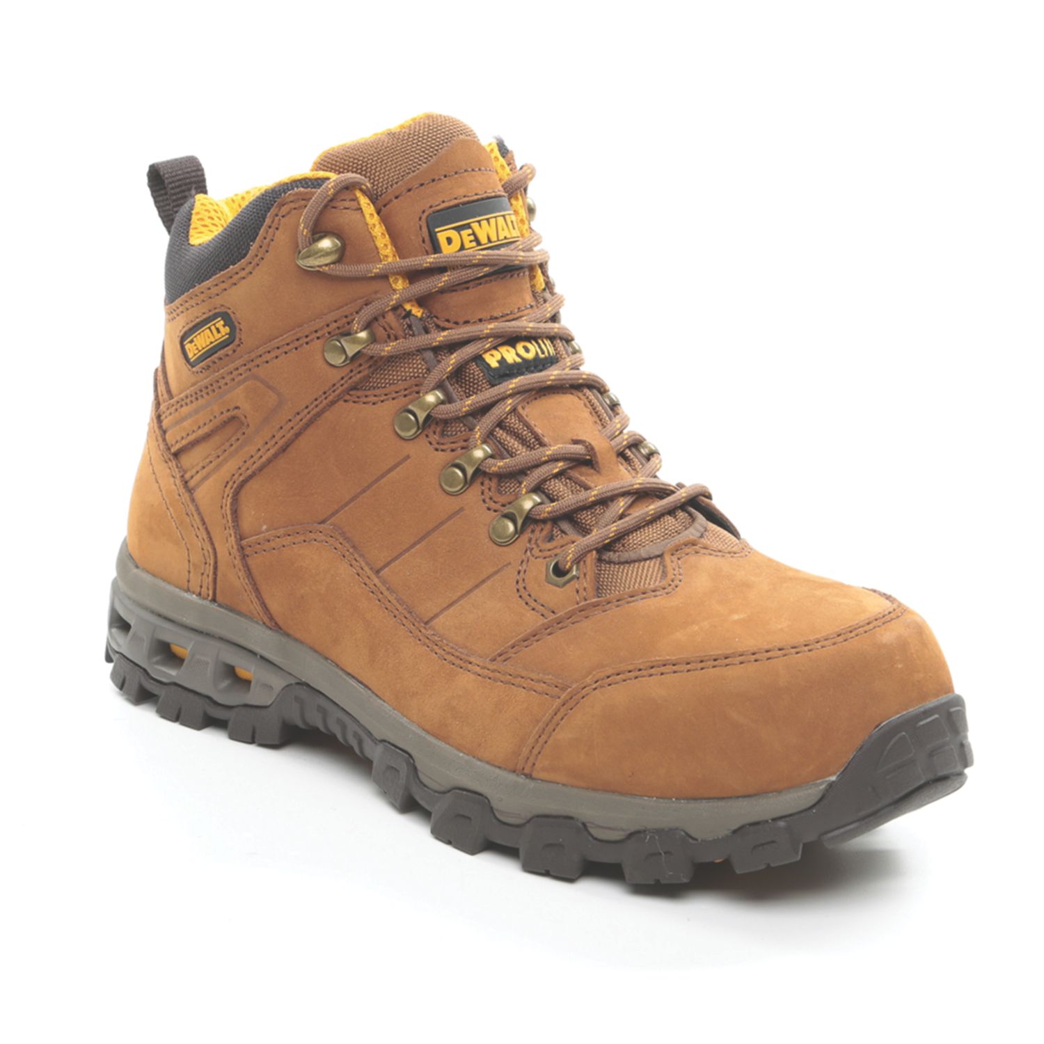 DEWALT Pro-Lite Comfort Size 7 Brown Safety Boots (7645T)
