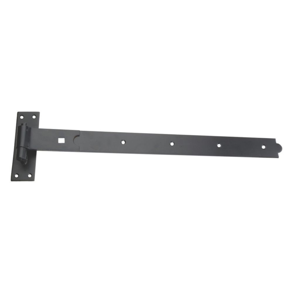 Smith Locke Black Powder Coated Straight Gate Hinge Hook Band