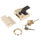 Yale 85  Narrow Night Latch Brass 40mm Backset