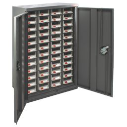 Barton  Drawer Cabinet with Lockable Doors 586mm x 270mm x 970mm