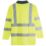 Pro RTX High Visibilty  Personalised Long Sleeve Polo Shirt Yellow 3X Large 56" Chest