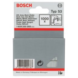 Bosch Heavy Duty Staples Bright 14mm x 11.4m 1000 Pack