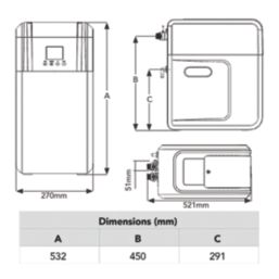 Spectrum Compact Water Softener 10Ltr