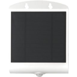 Luceco  Outdoor LED Solar-Powered Wall Light With PIR Sensor White 400lm
