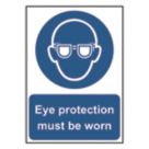 Essentials  "Eye Protection Must Be Worn" Sign 210mm x 148mm