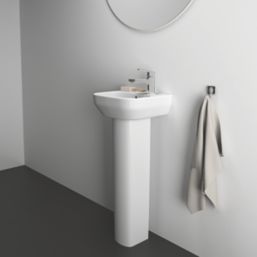 Ideal Standard i.life A Handbasin & Pedestal 1 Tap Hole 350mm