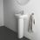 Ideal Standard i.life A Handbasin & Pedestal 1 Tap Hole 350mm