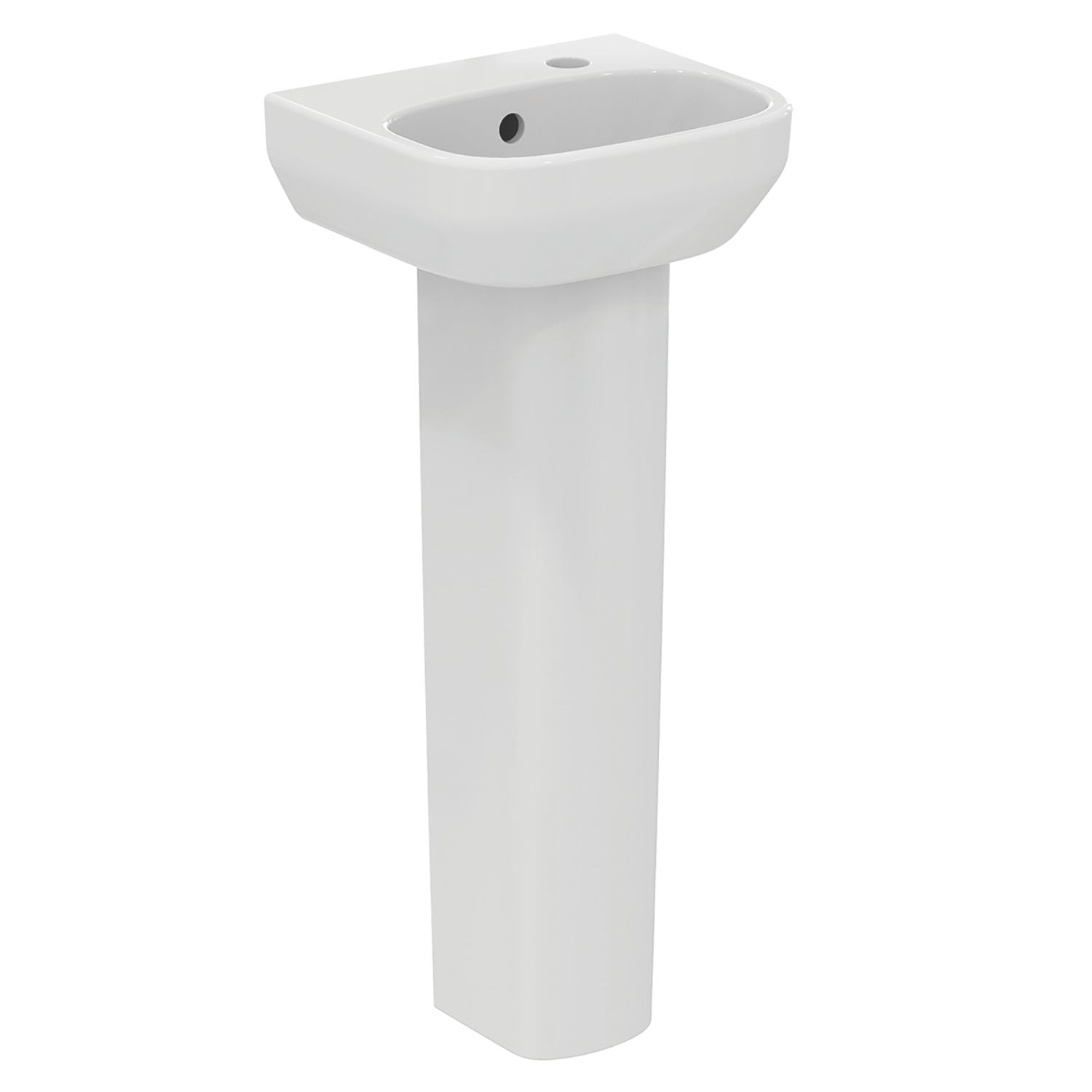 Ideal Standard i.life A Handbasin & Pedestal 1 Tap Hole 350mm (764HM)